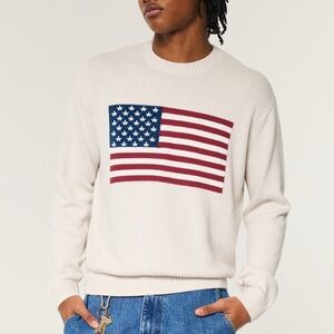 Hollister American Flag Sweater
